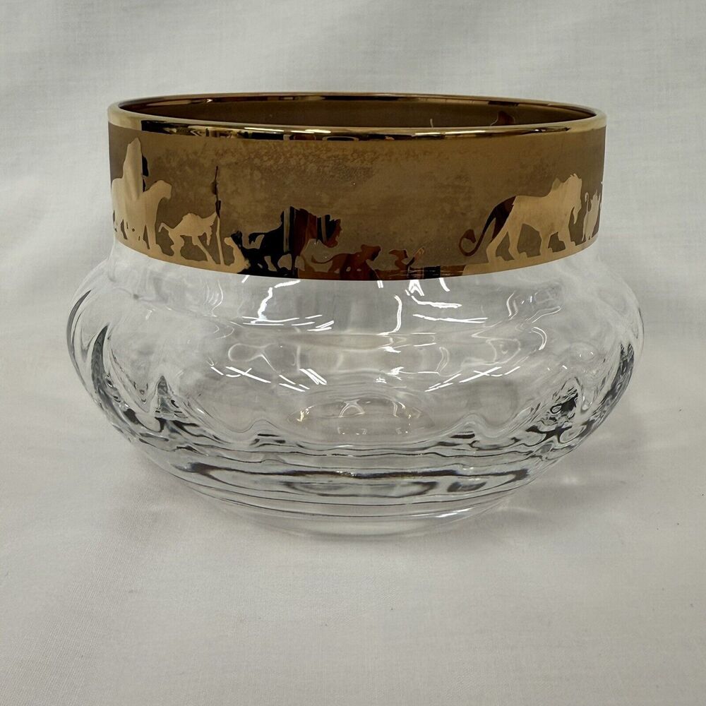 Disney Lenox Lion King Lead Crystal Bowl LE 5000